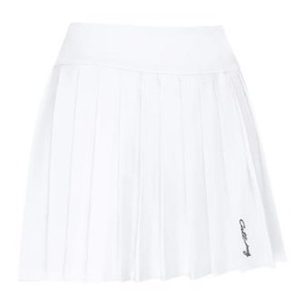 Callaway 16" Pleated gonna da golf da donna, brilliant white
