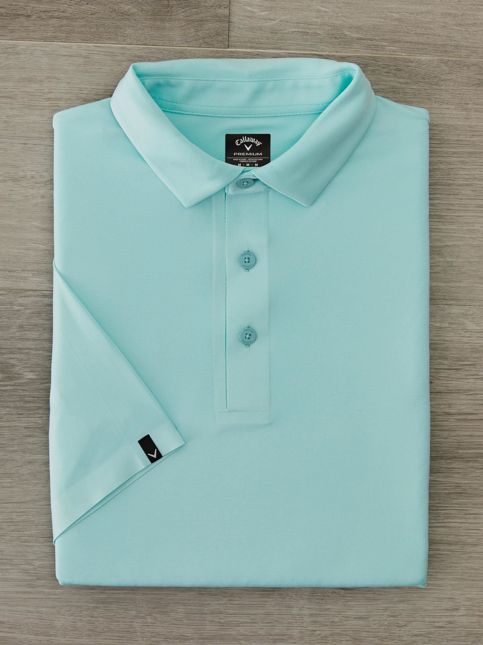 Callaway Premium Jacquard polo da uomo, birds egg green