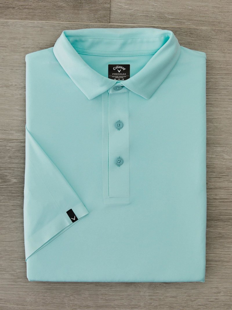 Callaway Premium Jacquard polo da uomo, birds egg green
