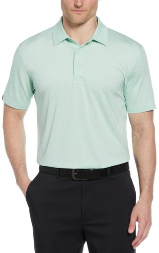 Callaway Premium Heathered polo da uomo, birds egg green heather
