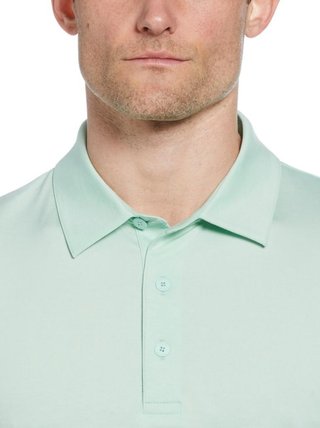 Callaway Premium Heathered polo da uomo, birds egg green heather
