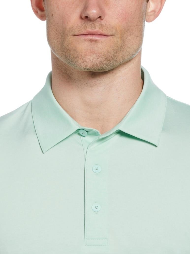 Callaway Premium Heathered polo da uomo, birds egg green heather