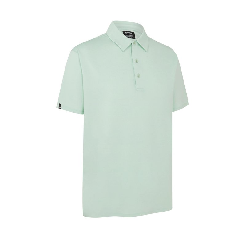 Callaway Premium Heathered polo da uomo, birds egg green heather