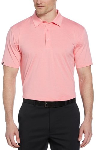 Callaway Premium Heathered polo da uomo, strawberry pink heather