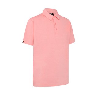 Callaway Premium Heathered polo da uomo, strawberry pink heather