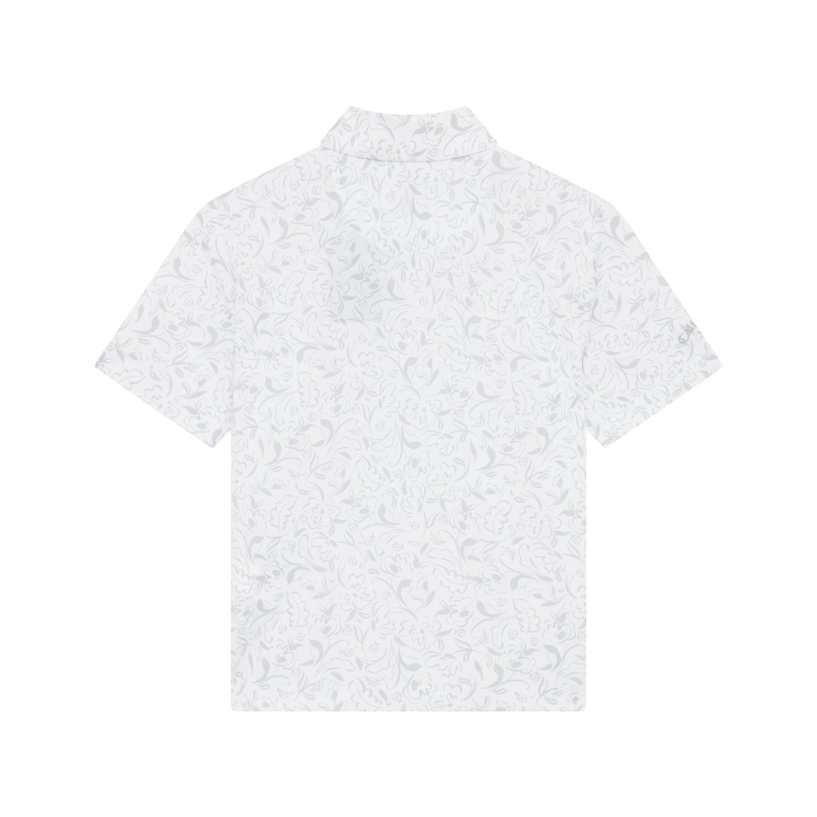 Callaway Floral Print junior polo da bambino, bright white