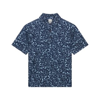 Callaway Floral Print junior polo da bambino, peacoat