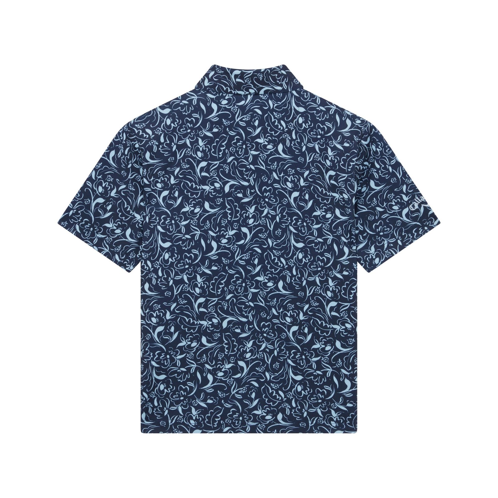 Callaway Floral Print junior polo da bambino, peacoat