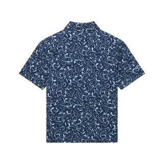 Callaway Floral Print junior polo da bambino, peacoat