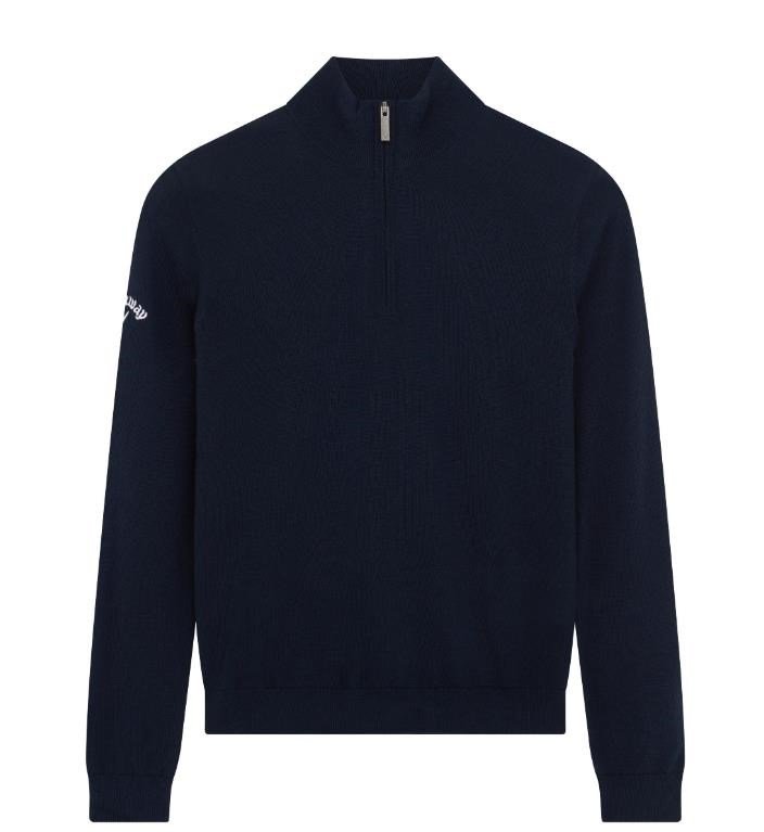 Callaway 1/4 Zip junior maglione da golf, blu navy