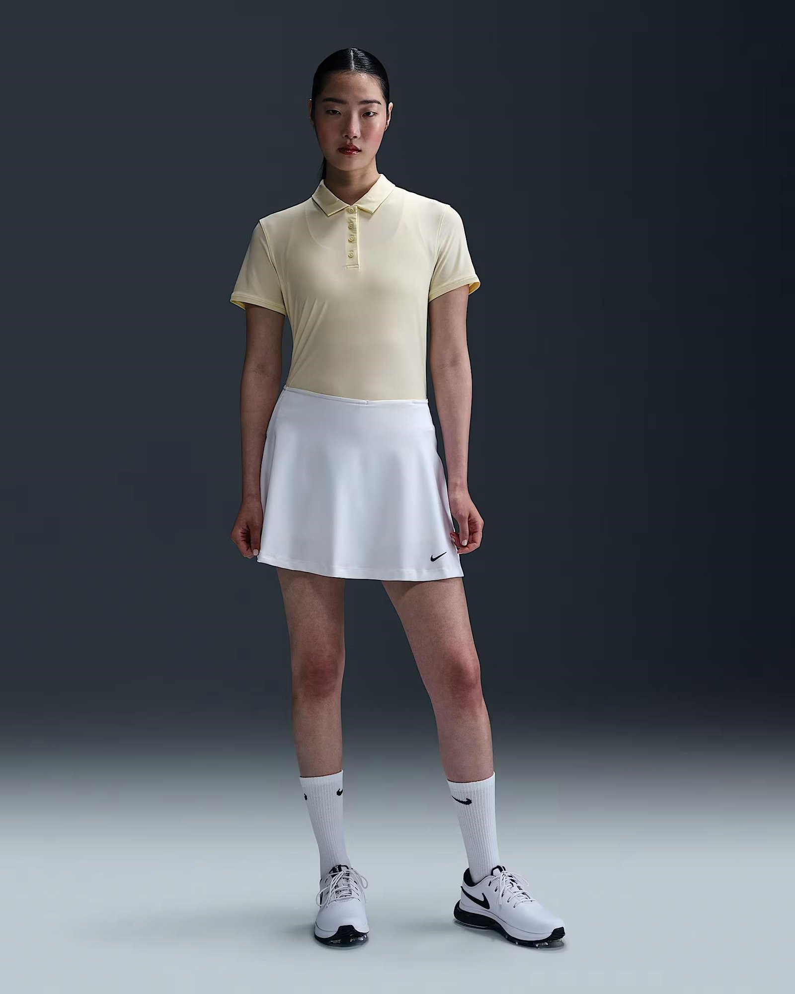 Nike Victory Dri-FIT SS polo donna, alabaster/white