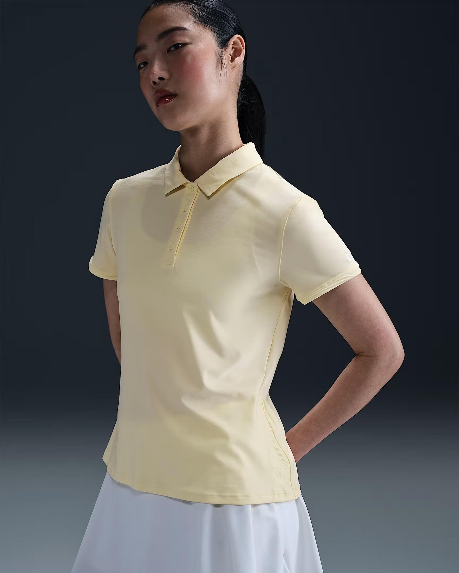 Nike Victory Dri-FIT SS polo donna, alabaster/white