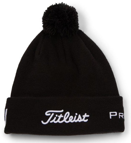 Titleist Tour Pom Pom berretto invernale unisex, nero/bianco