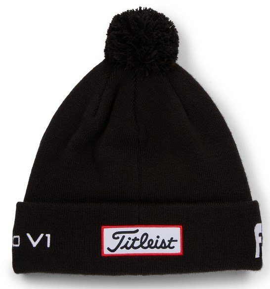 Titleist Tour Pom Pom berretto invernale unisex, nero/bianco