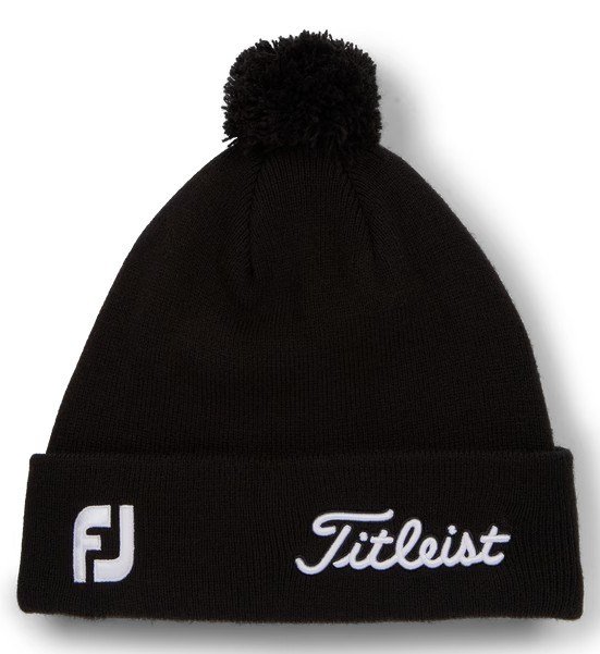 Titleist Tour Pom Pom berretto invernale unisex, nero/bianco