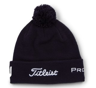 Titleist Tour Pom Pom berretto invernale unisex, navy/bianco