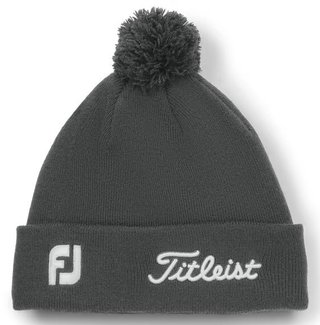 Titleist Tour Pom Pom berretto invernale unisex, charcoal/white