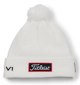 Titleist Tour Pom Pom berretto invernale unisex, bianco/nero