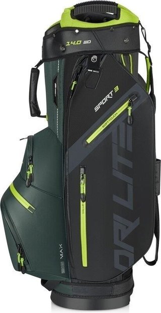Big Max Dri Lite Sport 3 cart bag, forest green/black/lime