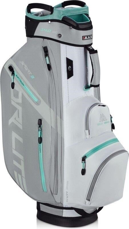Big Max Dri Lite Sport 3 cart bag, grigio/bianco/menta