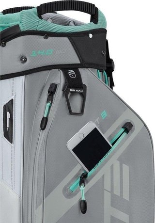 Big Max Dri Lite Sport 3 cart bag, grigio/bianco/menta