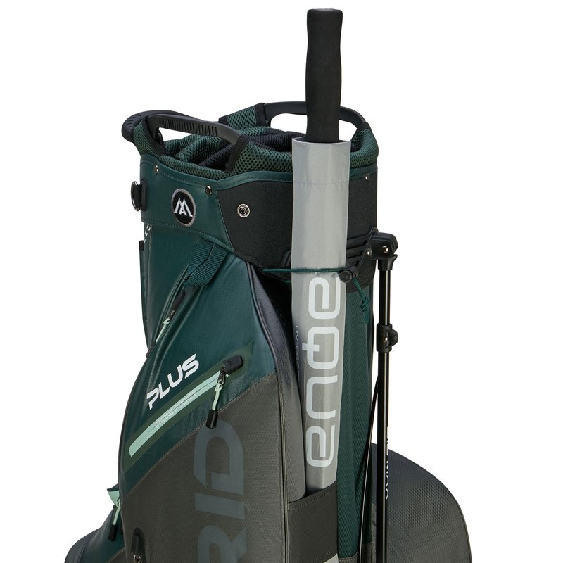 Big Max Dri Lite Hybrid Plus stand bag, forest green/charcoal