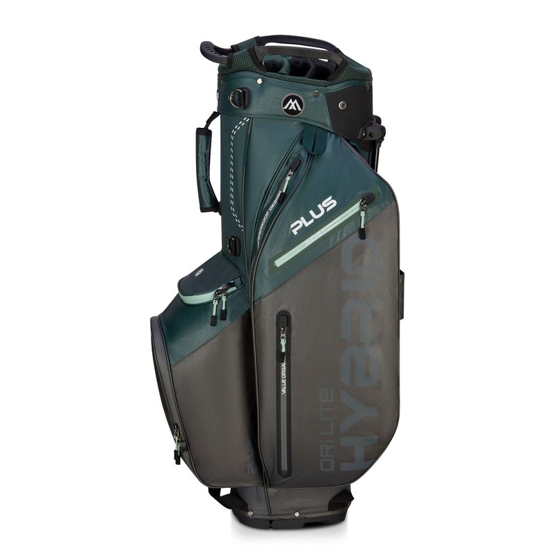 Big Max Dri Lite Hybrid Plus stand bag, forest green/charcoal