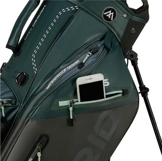 Big Max Dri Lite Hybrid Plus stand bag, forest green/charcoal