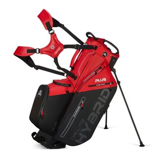 Big Max Dri Lite Hybrid Plus stand bag, rosso/nero