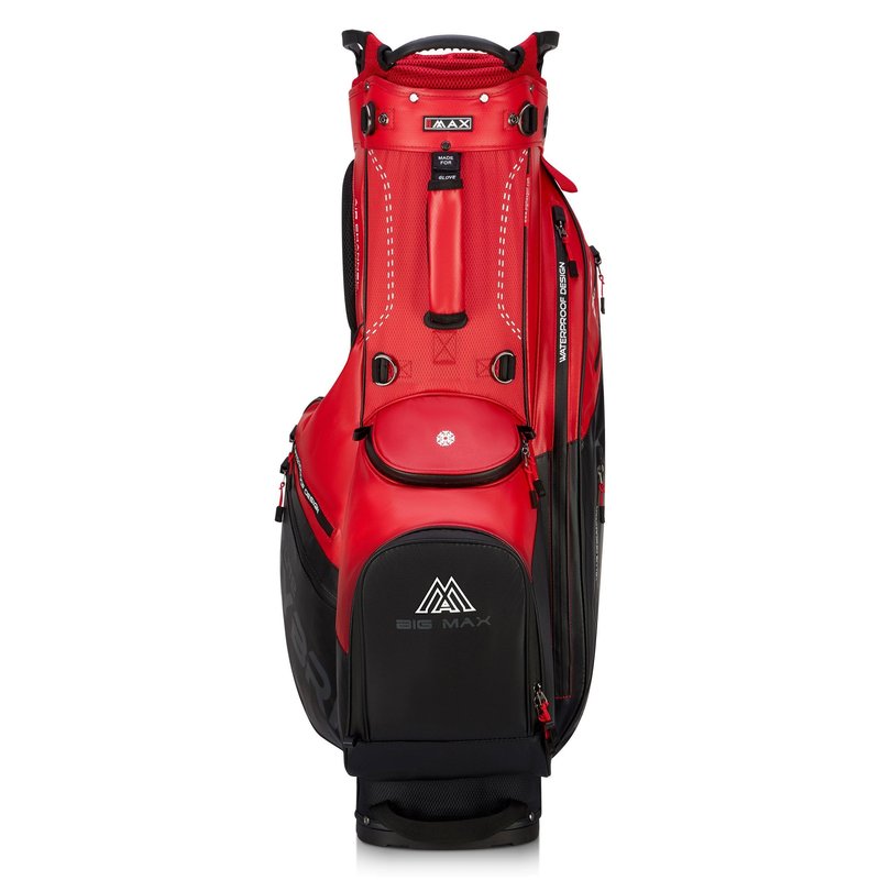 Big Max Dri Lite Hybrid Plus stand bag, rosso/nero