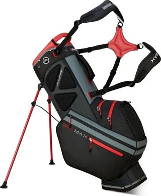 Big Max Dri Lite Hybrid Tour 2 stand bag, nero/antracite/rosso