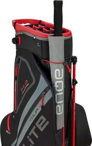 Big Max Dri Lite Hybrid Tour 2 stand bag, nero/antracite/rosso