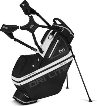 Big Max Dri Lite Hybrid Tour 2 stand bag, nero/bianco sporco
