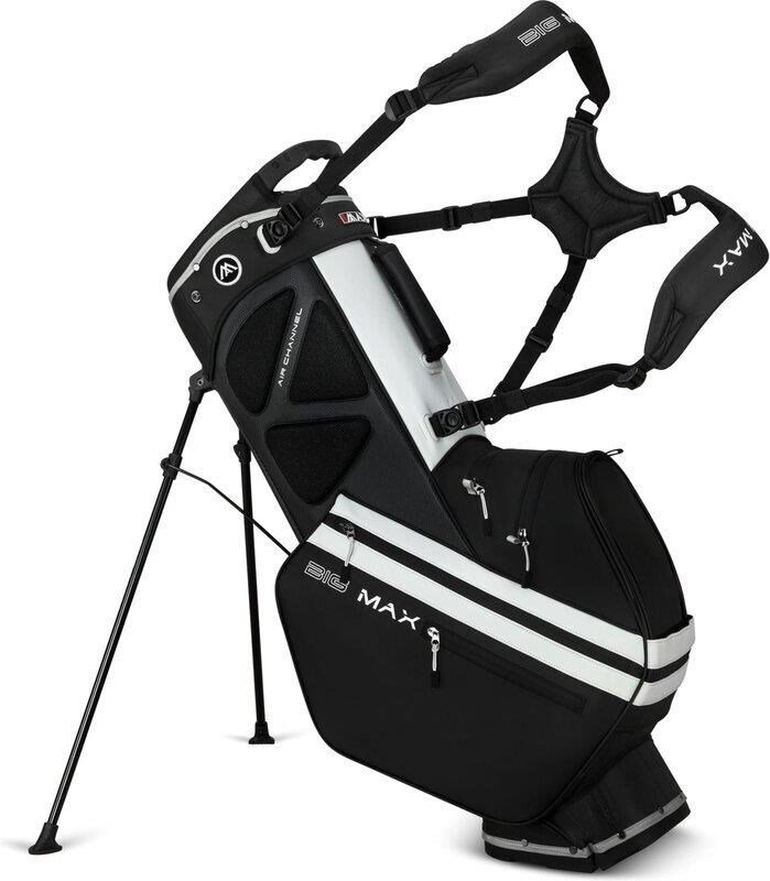Big Max Dri Lite Hybrid Tour 2 stand bag, nero/bianco sporco