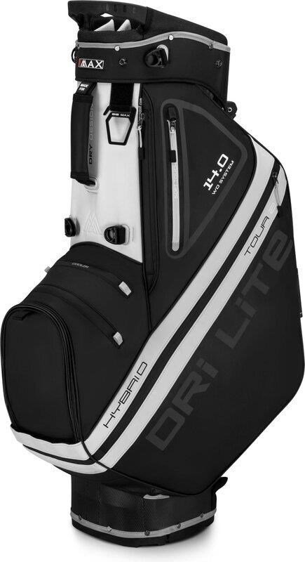 Big Max Dri Lite Hybrid Tour 2 stand bag, nero/bianco sporco