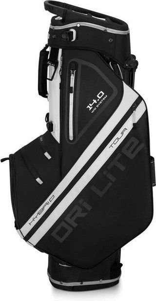 Big Max Dri Lite Hybrid Tour 2 stand bag, nero/bianco sporco