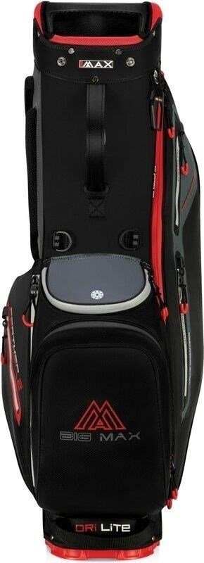Big Max Dri Lite Feather 2 stand bag, nero/rosso