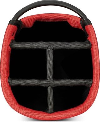 Big Max Dri Lite Feather 2 stand bag, nero/rosso