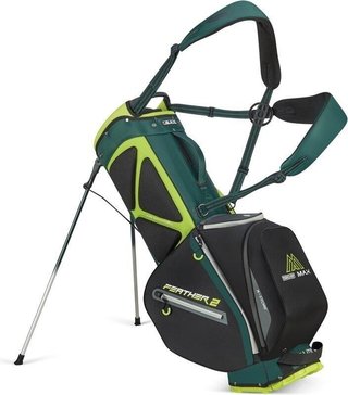 Big Max Dri Lite Feather 2 stand bag, forest green/black/lime