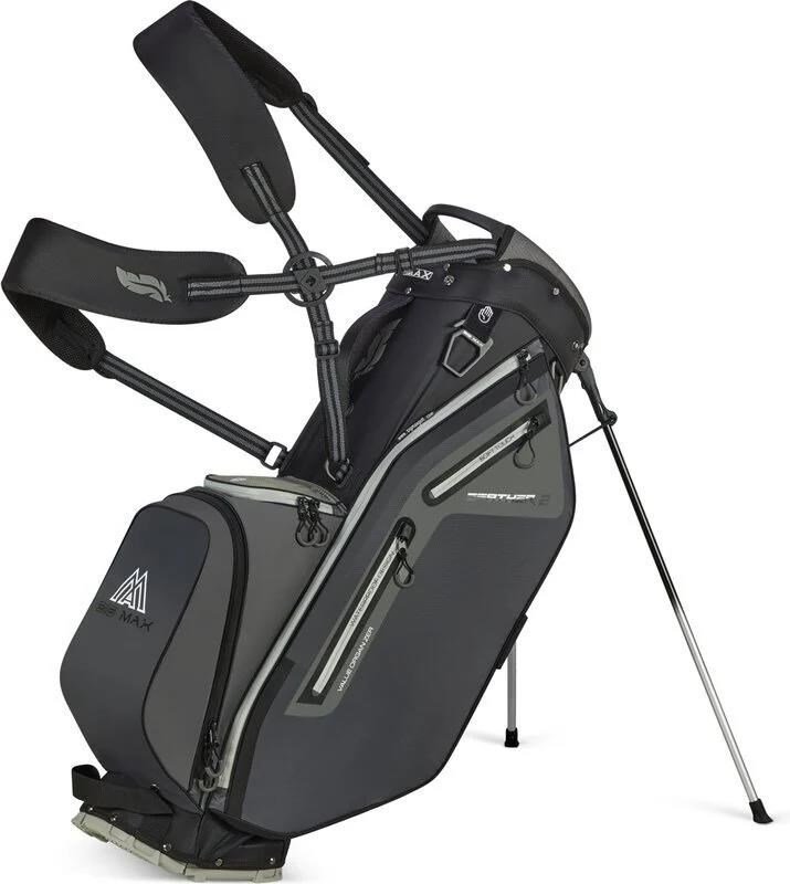 Big Max Dri Lite Feather 2 stand bag, grigio/nero