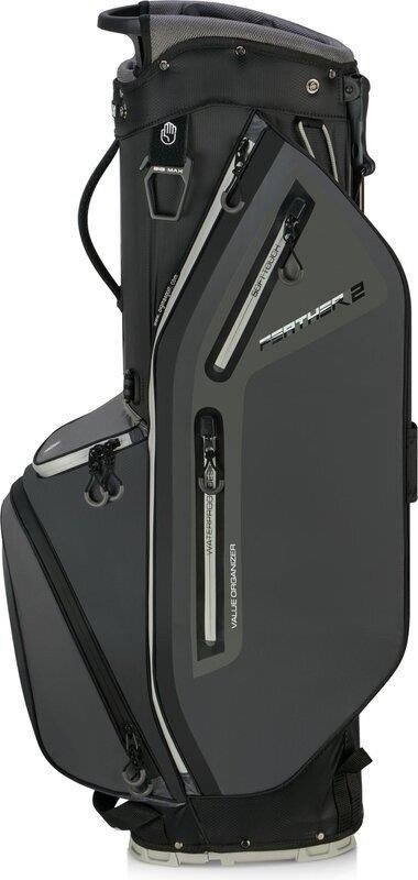 Big Max Dri Lite Feather 2 stand bag, grigio/nero