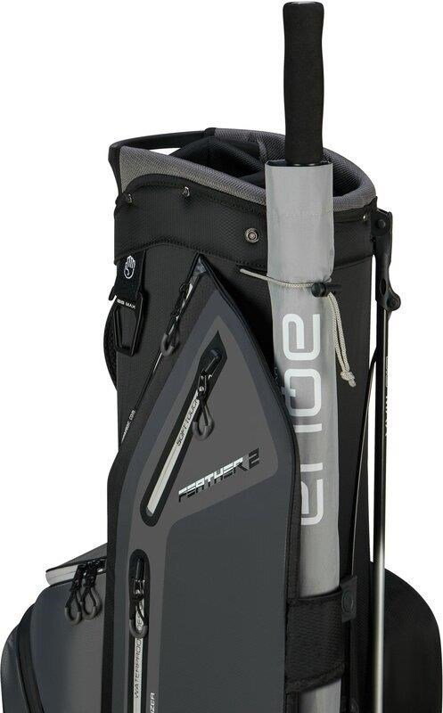 Big Max Dri Lite Feather 2 stand bag, grigio/nero