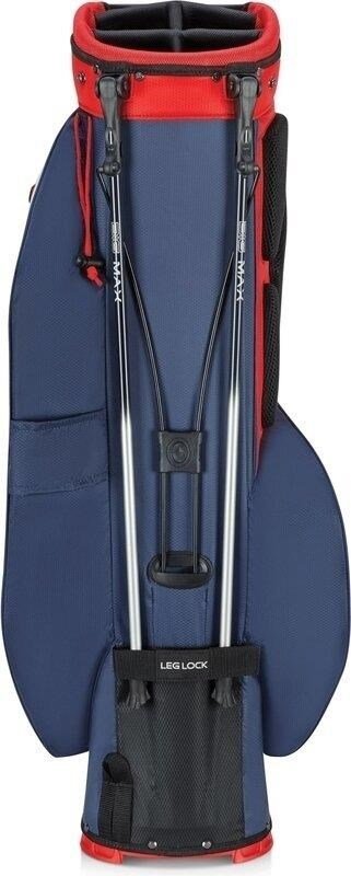 Big Max Dri Lite Feather 2 stand bag, steel blue/red/white