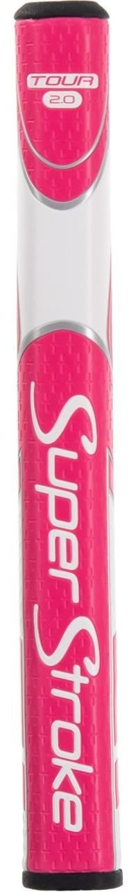 SuperStroke Zenergy Tour 2.0 grip putter, rosa/bianco