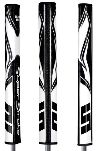 Super Stroke SuperStroke Zenergy Flatso 3.0 impugnatura per putter, nero/bianco