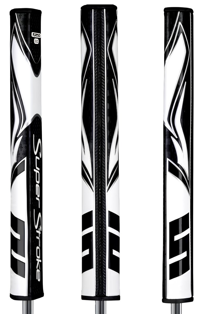 Super Stroke SuperStroke Zenergy Flatso 3.0 impugnatura per putter, nero/bianco