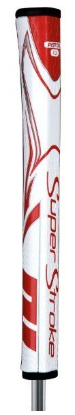 SuperStroke SuperStroke Zenergy Pistol GT 1.0 grip per putter, bianco/rosso