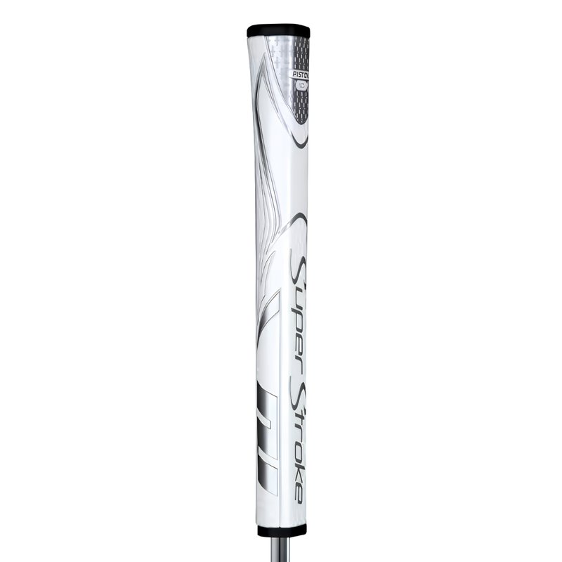 SuperStroke Zenergy Pistol GT 1.0 grip per putter, bianco/argento