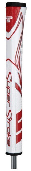 SuperStroke SuperStroke Zenergy Pistol GT 2.0 grip per putter, bianco/rosso