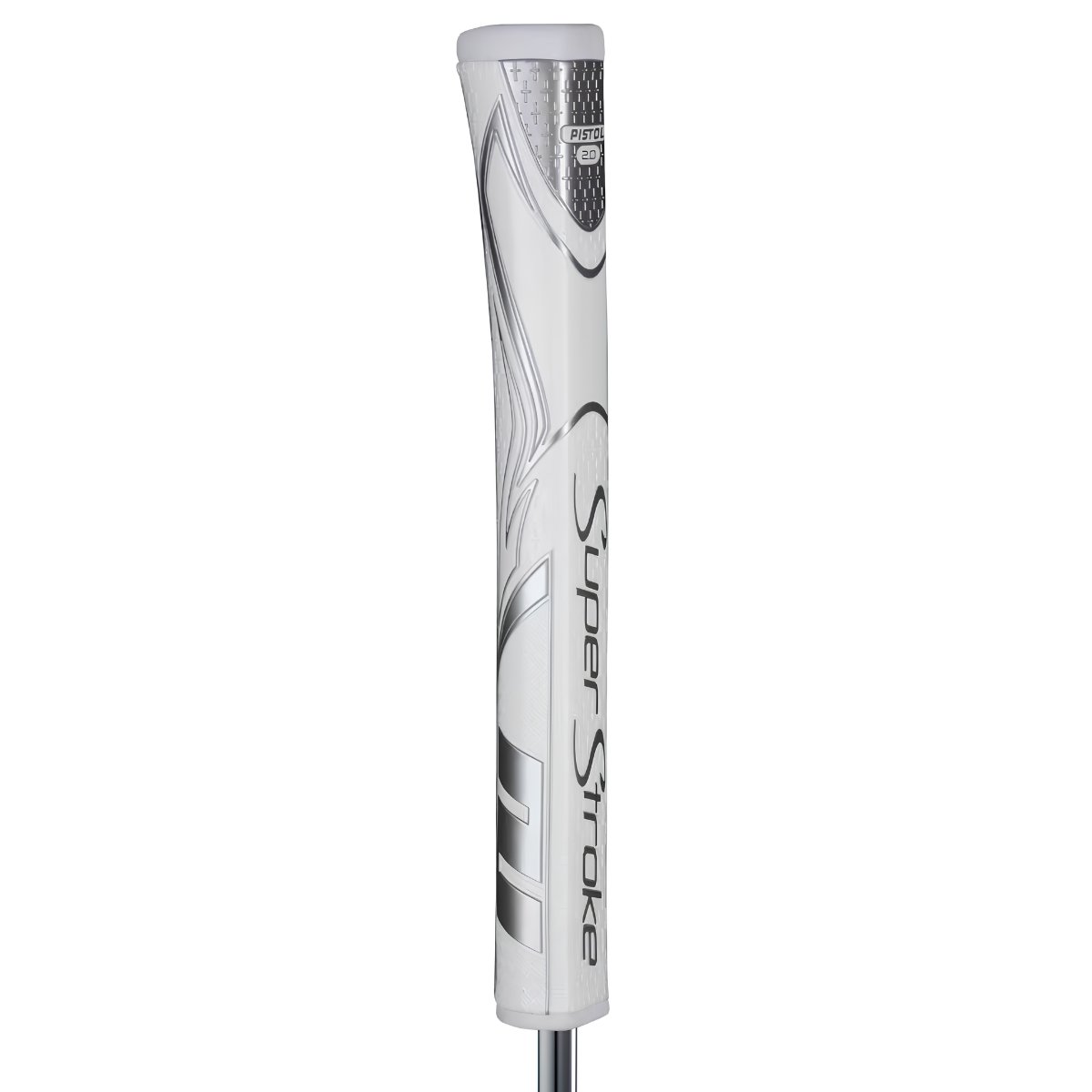 SuperStroke Zenergy Pistol GT 2.0 grip per putter, bianco/argento